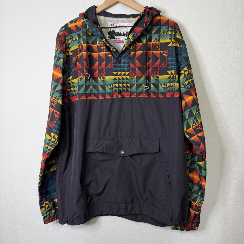 Empyre Surplus Co - Men's‎ Tribak Pattern Windbreaker Jacket Size XL